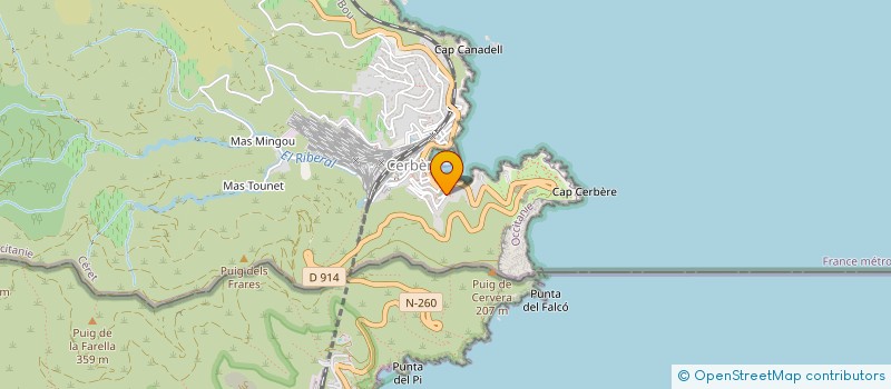 localisation de l'entreprise ASSOCIATION SR 6625  CERBERE