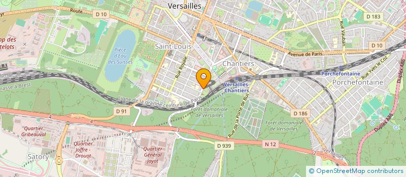 localisation de l'entreprise ASSOCIATION ST AUGUSTIN à VERSAILLES