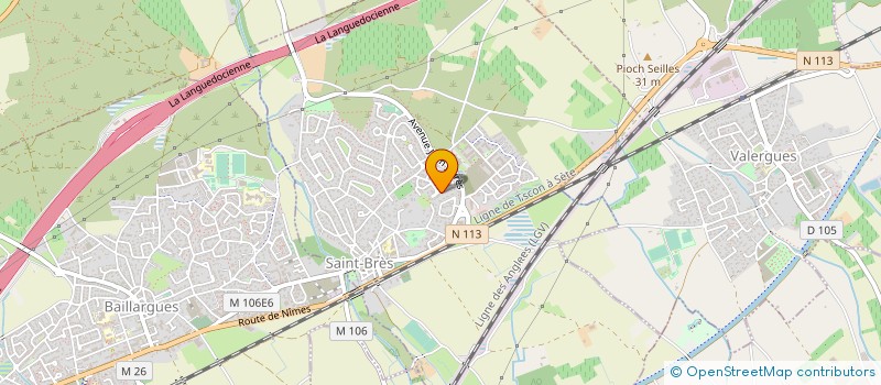 localisation de l'entreprise ASSOCIATION ST BRES TONIC  SAINT-BRES