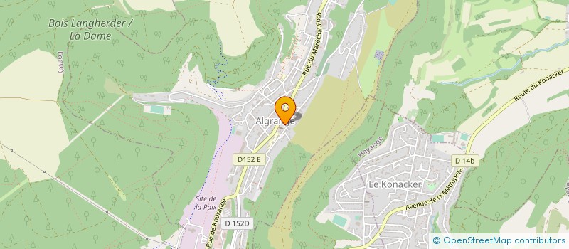 localisation de l'entreprise ASSOCIATION ST JEAN  ALGRANGE