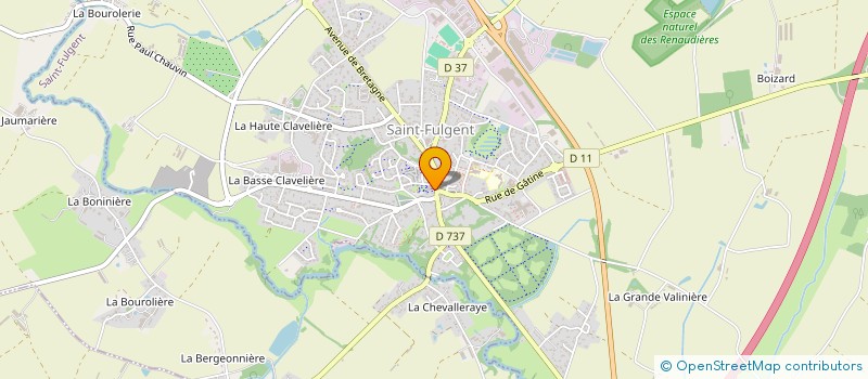 localisation de l'entreprise ASSOCIATION ST LOUIS GYMNASTIQUE  CHAVAGNES-EN-PAILLERS