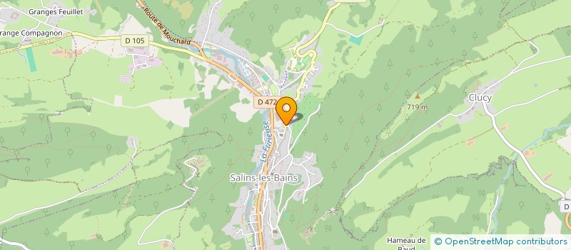 localisation de l'entreprise ASSOCIATION ST MICHEL HAUT à SALINS-LES-BAINS