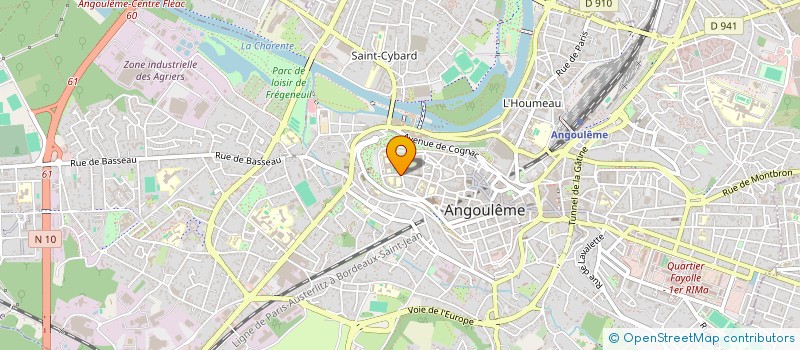 localisation de l'entreprise ASSOCIATION ST PAUL à ANGOULEME