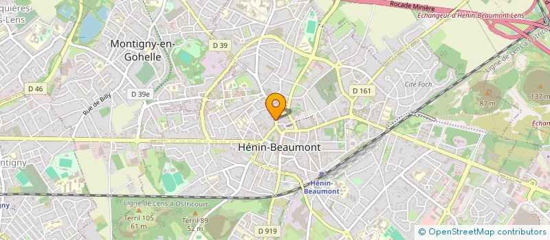 localisation de l'entreprise ASSOCIATION ST VINCENT DE PAUL à HENIN-BEAUMONT