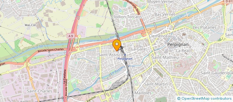 localisation de l'entreprise ASSOCIATION ST VINCENT DE PAUL à PERPIGNAN