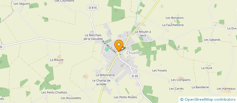 localisation de l'entreprise ASSOCIATION STAMELIA à CHUELLES