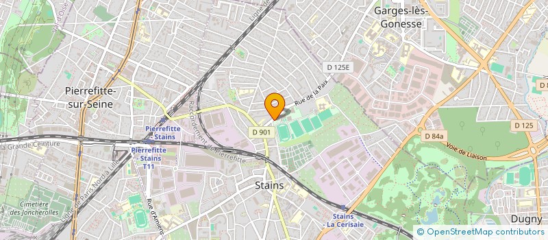 localisation de l'entreprise ASSOCIATION STANOISE POUR LE DROIT AU LOGEMENT POUR TOUS ET PARTOUT à STAINS