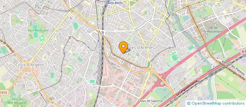 localisation de l'entreprise ASSOCIATION STARS D'UN SOIR à MONTPELLIER