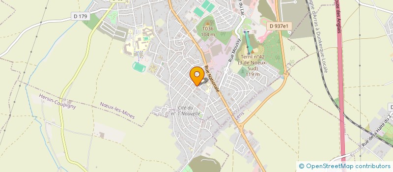 localisation de l'entreprise ASSOCIATION STE BARBE DE NOEUX  NUX-LES-MINES