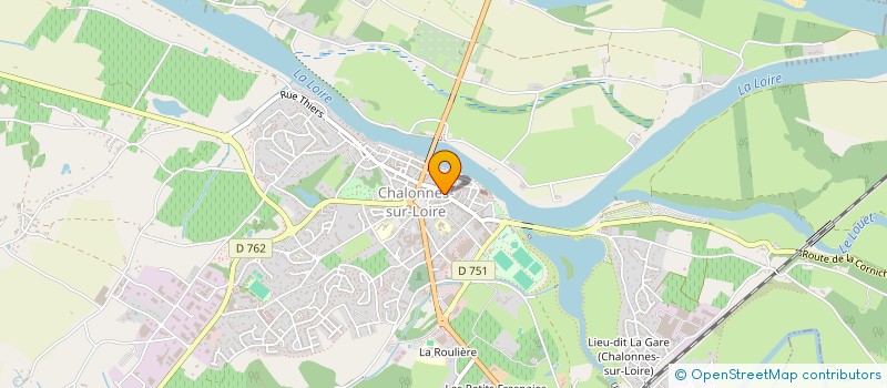 localisation de l'entreprise ASSOCIATION STE BARBE DES MINES ET CORNICHE ANGEVINE  CHALONNES-SUR-LOIRE