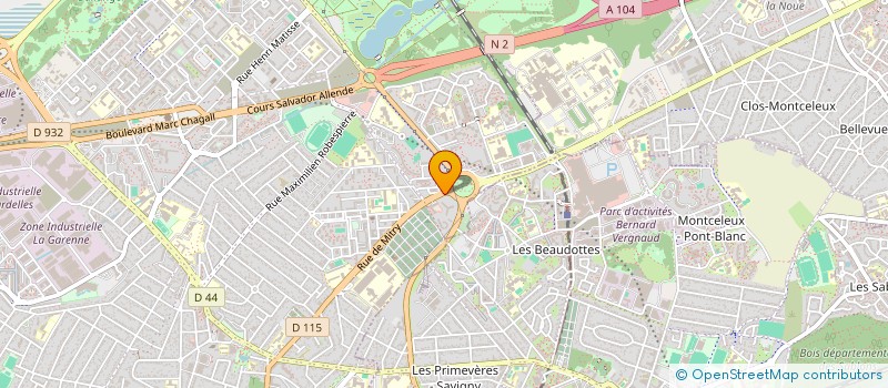 localisation de l'entreprise ASSOCIATION STE DU SCENARIO à AULNAY SOUS BOIS