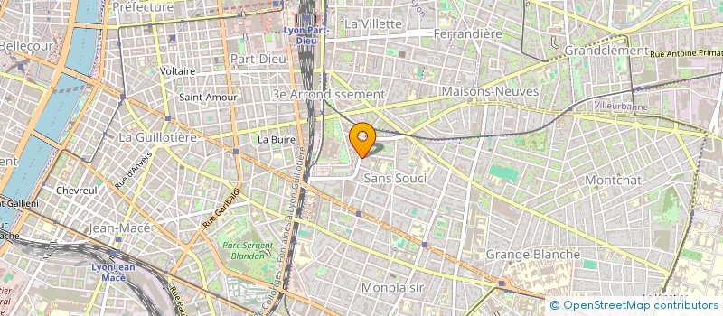 localisation de l'entreprise ASSOCIATION STEAM RUNNER  LYON