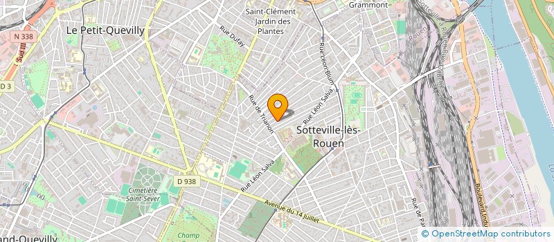 localisation de l'entreprise ASSOCIATION STEEL RAZOR  SOTTEVILLE-LES-ROUEN