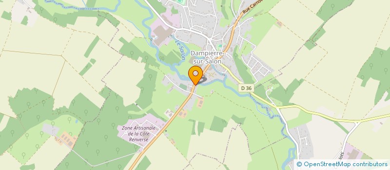 localisation de l'entreprise ASSOCIATION STELLA  DAMPIERRE-SUR-SALON
