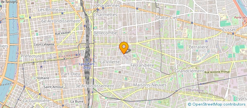 localisation de l'entreprise ASSOCIATION STELLIS  LYON