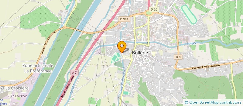 localisation de l'entreprise ASSOCIATION STENKA BOLLENE à BOLLENE