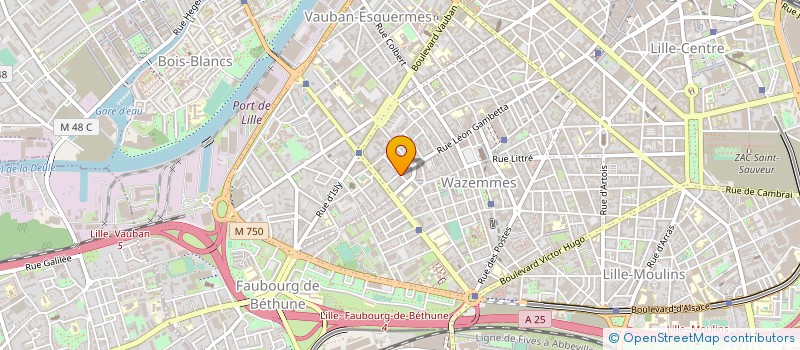 localisation de l'entreprise ASSOCIATION STITCH à LILLE