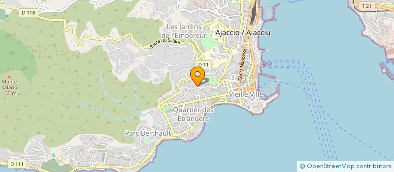 localisation de l'entreprise ASSOCIATION STORIA à AJACCIO