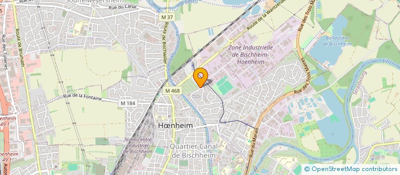 localisation de l'entreprise ASSOCIATION STRASBOURG JAZZ INITIATIVE  HNHEIM