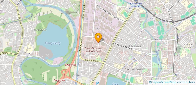 localisation de l'entreprise ASSOCIATION STRASBOURG PAINT-BALL à STRASBOURG