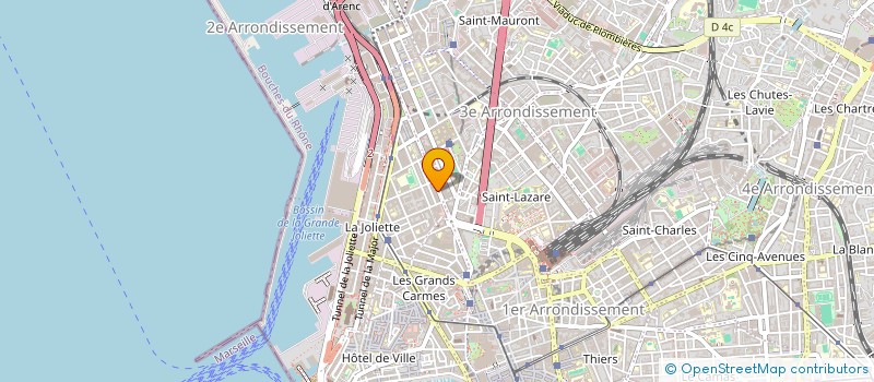 localisation de l'entreprise ASSOCIATION STRASBOURG-PARIS-JOLIETTE  MARSEILLE