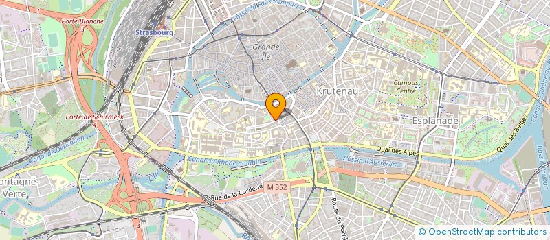 localisation de l'entreprise ASSOCIATION STRASBOURGEOISE D'ANESTHESIE REANIMATION à STRASBOURG