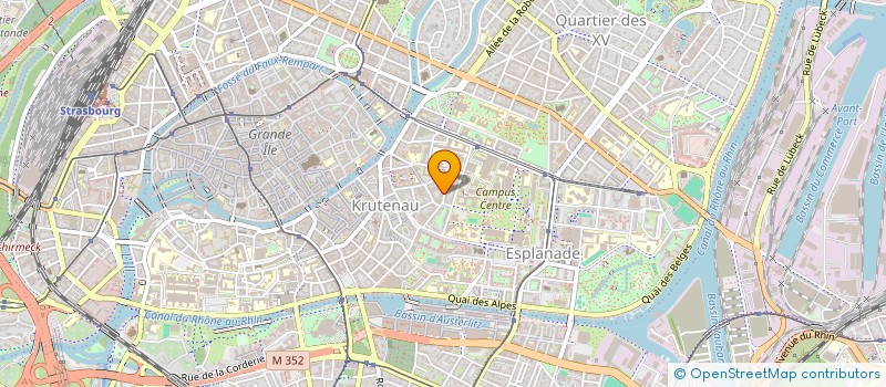 localisation de l'entreprise ASSOCIATION STRASBOURGEOISE DES CURSUS MASTER EN INGENIERIE à STRASBOURG