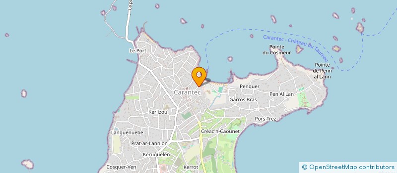 localisation de l'entreprise ASSOCIATION STRAVINSKYCARANTEC  CARANTEC