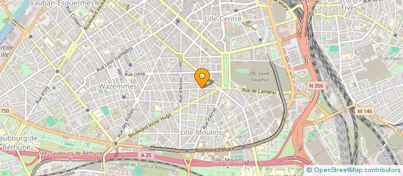 localisation de l'entreprise ASSOCIATION STRIX à LILLE