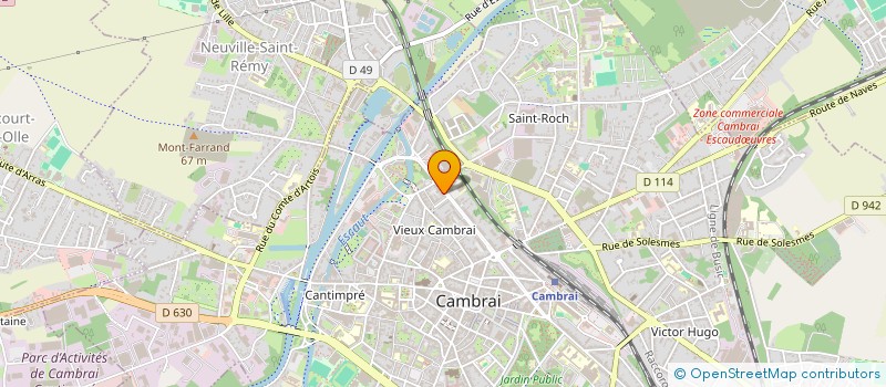 localisation de l'entreprise ASSOCIATION STROLLING TOES à CAMBRAI