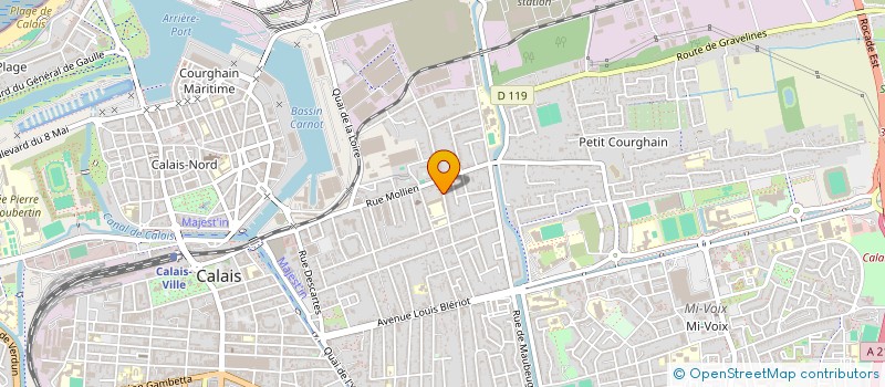 localisation de l'entreprise ASSOCIATION STUDIO 16  CALAIS