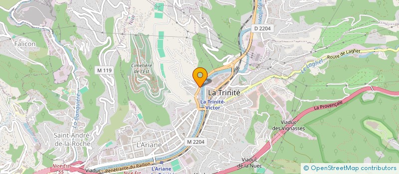 localisation de l'entreprise ASSOCIATION STUDIO ART  NICE