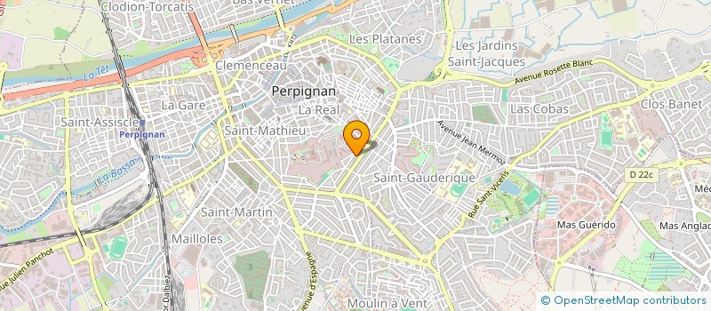 localisation de l'entreprise ASSOCIATION STUDIO ARTS & PHOTO  PERPIGNAN