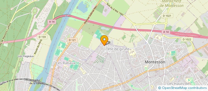 localisation de l'entreprise ASSOCIATION STUDIO DOVE  CHATOU