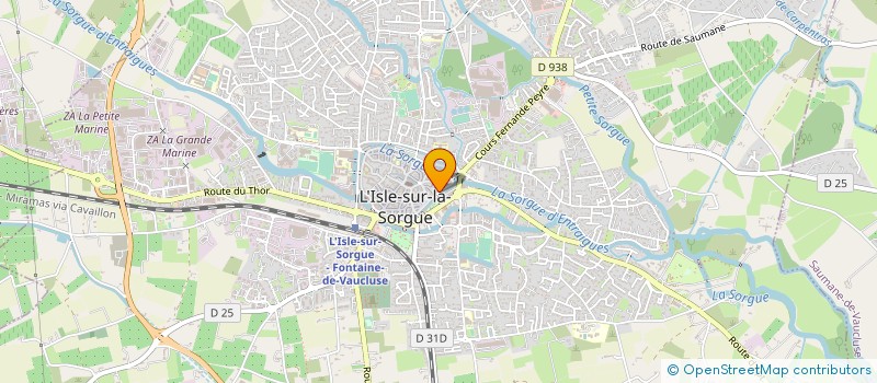 localisation de l'entreprise ASSOCIATION STUDIO PETIT PRINTEMPS à L'ISLE-SUR-LA-SORGUE