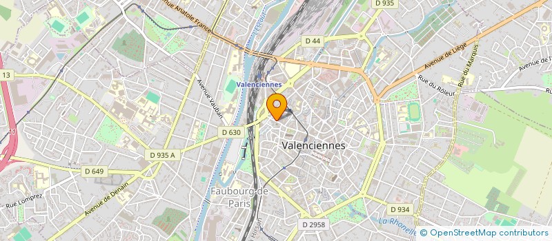 localisation de l'entreprise ASSOCIATION SUBJECTILE  VALENCIENNES