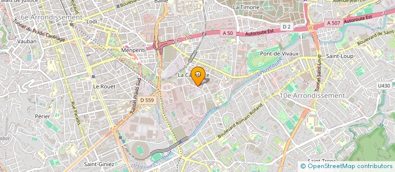 localisation de l'entreprise ASSOCIATION SUD FORMATION à MARSEILLE