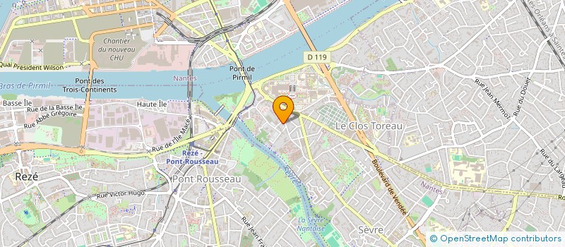 localisation de l'entreprise ASSOCIATION SUD-LOIRE ANIMATION (ASLA)  NANTES