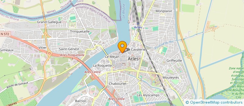 localisation de l'entreprise ASSOCIATION SUDS A ARLES à ARLES