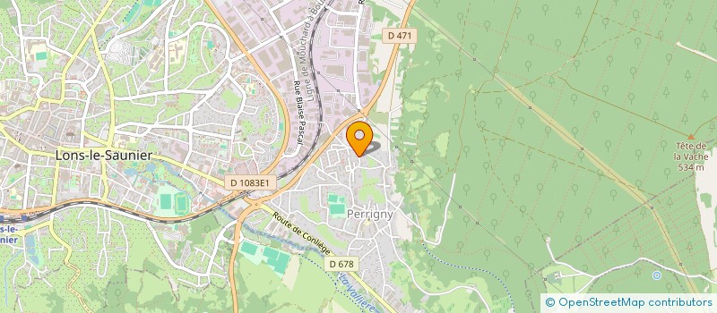 localisation de l'entreprise ASSOCIATION SUMAIN DE BOURGOGNE ET DE FRANCHE COMTE  PERRIGNY