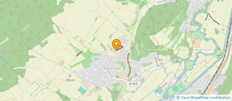 localisation de l'entreprise ASSOCIATION SUNDGAUVIENNE DES ARBORICULTEURS ET BOUILLEURS DE CRU  HOCHSTATT