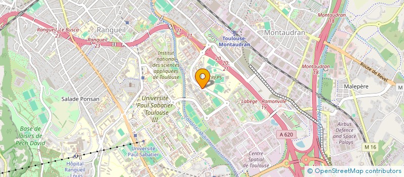 localisation de l'entreprise ASSOCIATION SUP'AEROCK à TOULOUSE