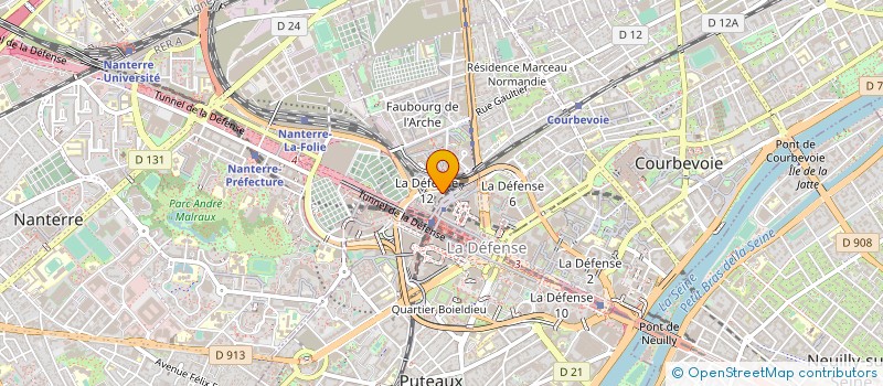 localisation de l'entreprise ASSOCIATION SUP DE VINCI à PUTEAUX