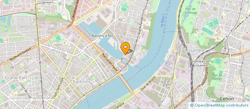 localisation de l'entreprise ASSOCIATION SUP EDUC  BORDEAUX