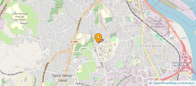 localisation de l'entreprise ASSOCIATION SUPPORT THERAPEUTIC EDUCATION FOR PRACTITIONERS IN DIABETES, OBESITY, NASH AND ENDOCRINOLOGY (STEP DONE) à OULLINS-PIERRE-BENITE