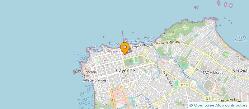 localisation de l'entreprise ASSOCIATION SUR LA VOIE  CAYENNE