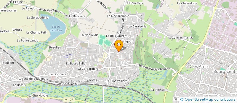 localisation de l'entreprise ASSOCIATION SUR SCENE à COUERON