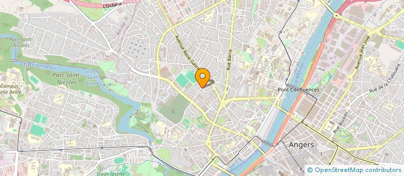 localisation de l'entreprise ASSOCIATION SURAJ à ANGERS