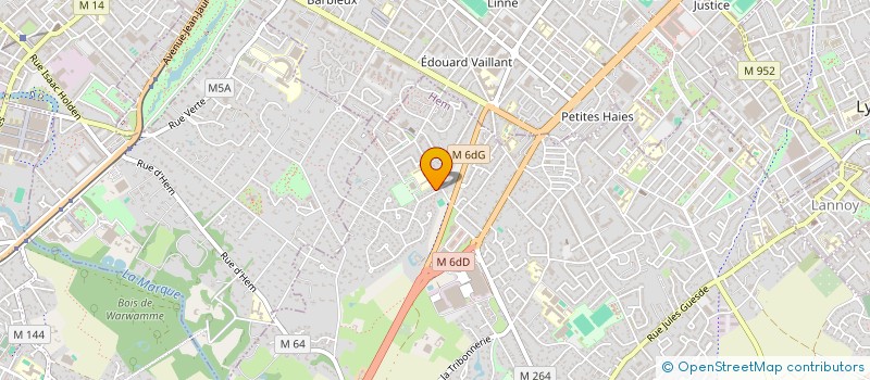 localisation de l'entreprise ASSOCIATION SURBRULURE à HEM