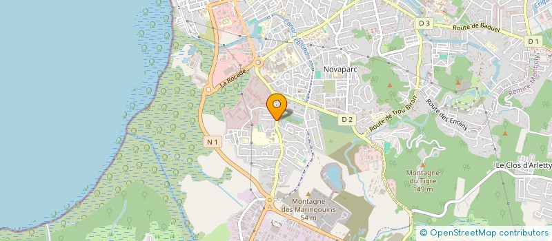 localisation de l'entreprise ASSOCIATION SURIMANIENNE DE GUYANE FRANCAISE  CAYENNE